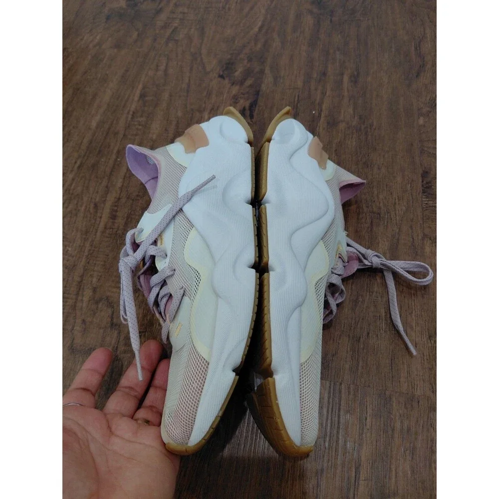 Sorel Shoes Womens 6.5 Kinetic Float Lace Up Sneakers White Pink